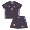 Maillot de Supporter Angleterre Kane 9 Extérieur Euro 2024 Pour Enfant